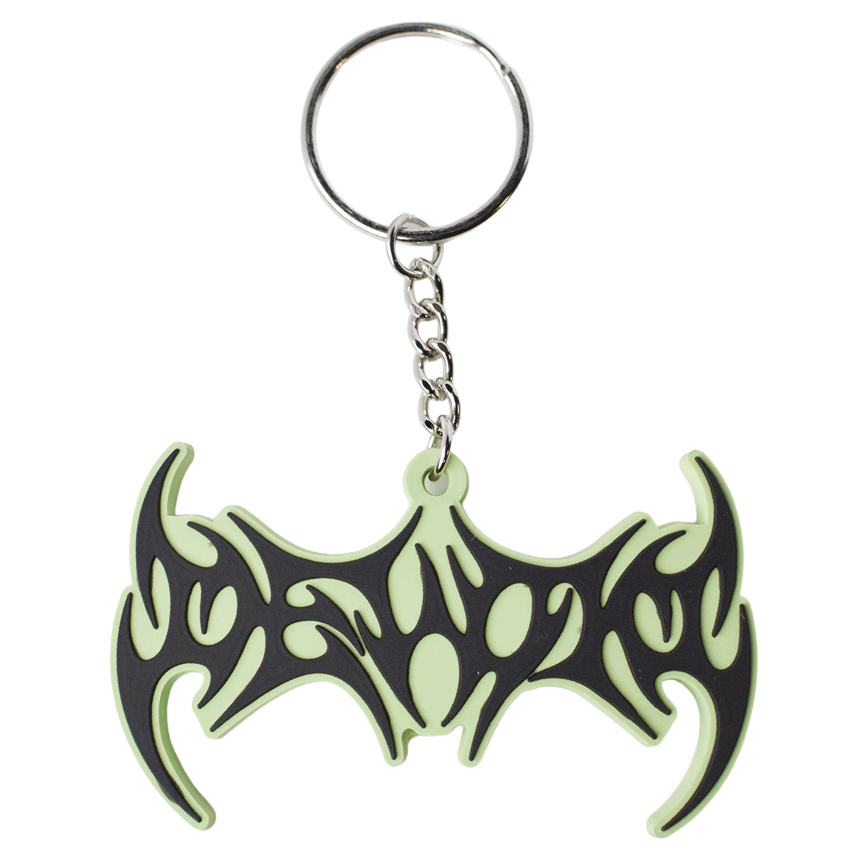 DEVOID — GLOW SIGIL KEYCHAIN [Black w/green outline]