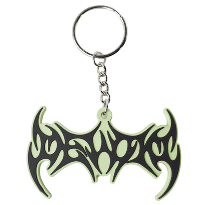 DEVOID — GLOW SIGIL KEYCHAIN [Black w/green outline]