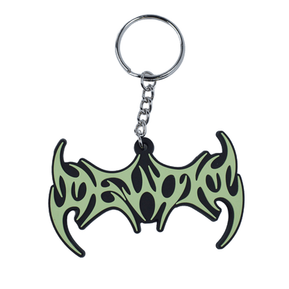 DEVOID — GLOW SIGIL KEYCHAIN [Green w/black outline]