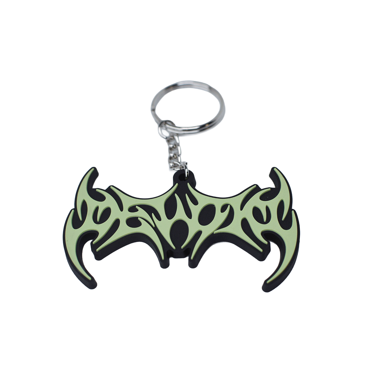 DEVOID — GLOW SIGIL KEYCHAIN [Green w/black outline]