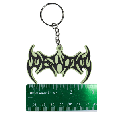 DEVOID — GLOW SIGIL KEYCHAIN [Black w/green outline]