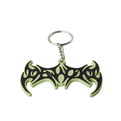 DEVOID — GLOW SIGIL KEYCHAIN [Black w/green outline]