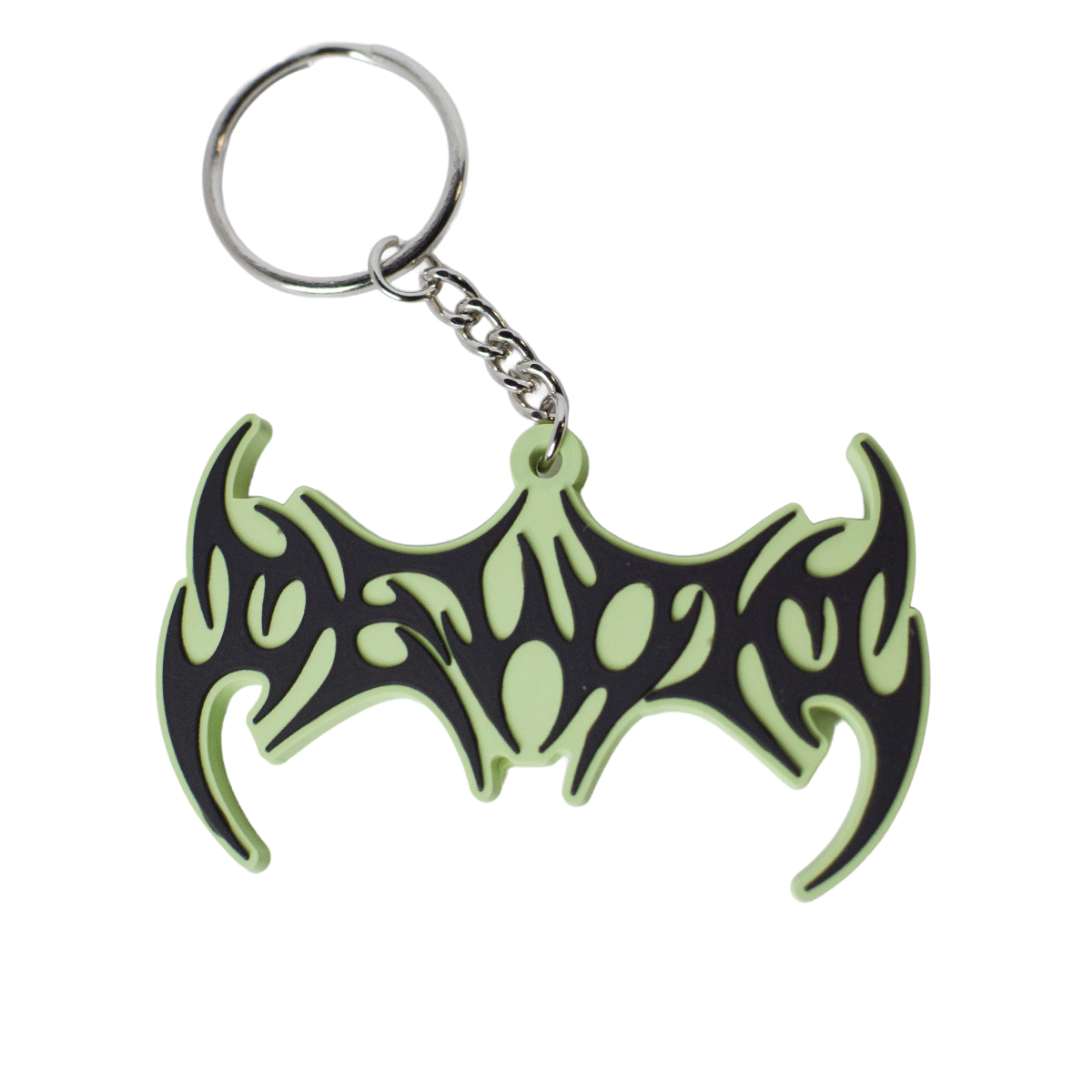 DEVOID — GLOW SIGIL KEYCHAIN [Black w/green outline]