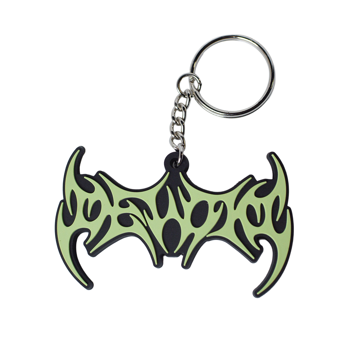 DEVOID — GLOW SIGIL KEYCHAIN [Green w/black outline]