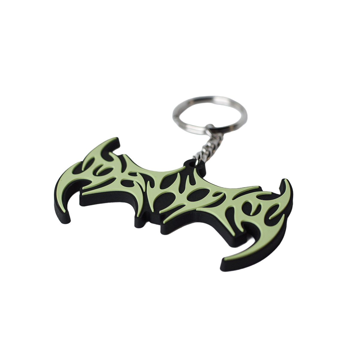 DEVOID — GLOW SIGIL KEYCHAIN [Green w/black outline]
