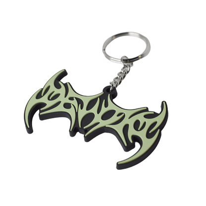 DEVOID — GLOW SIGIL KEYCHAIN [Green w/black outline]