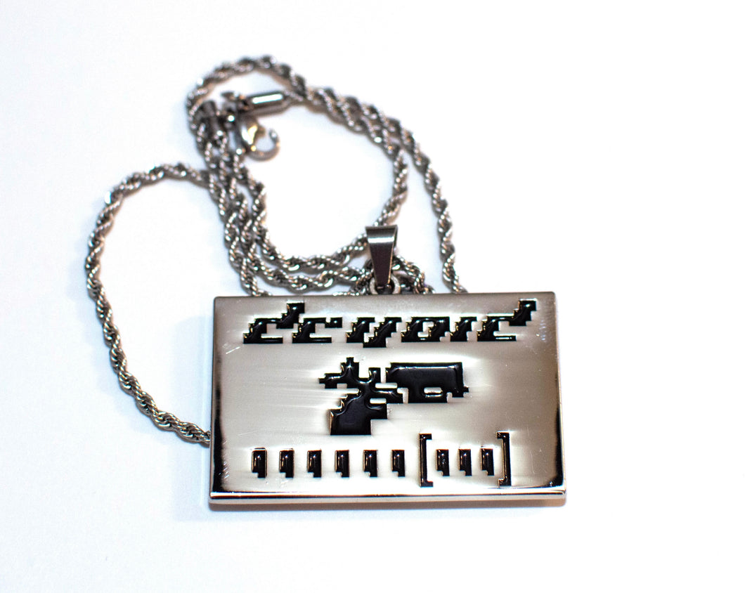 8-BIT PISTOL NECKLACE